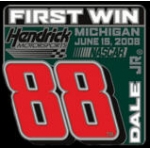 DALE EARNHARDT JR 1st WIN WITH No 88 PIN
